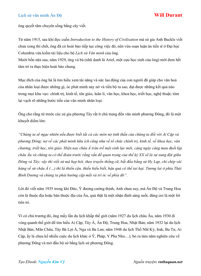 image for page Ebook Lịch sử văn minh Ấn Độ Will Durant