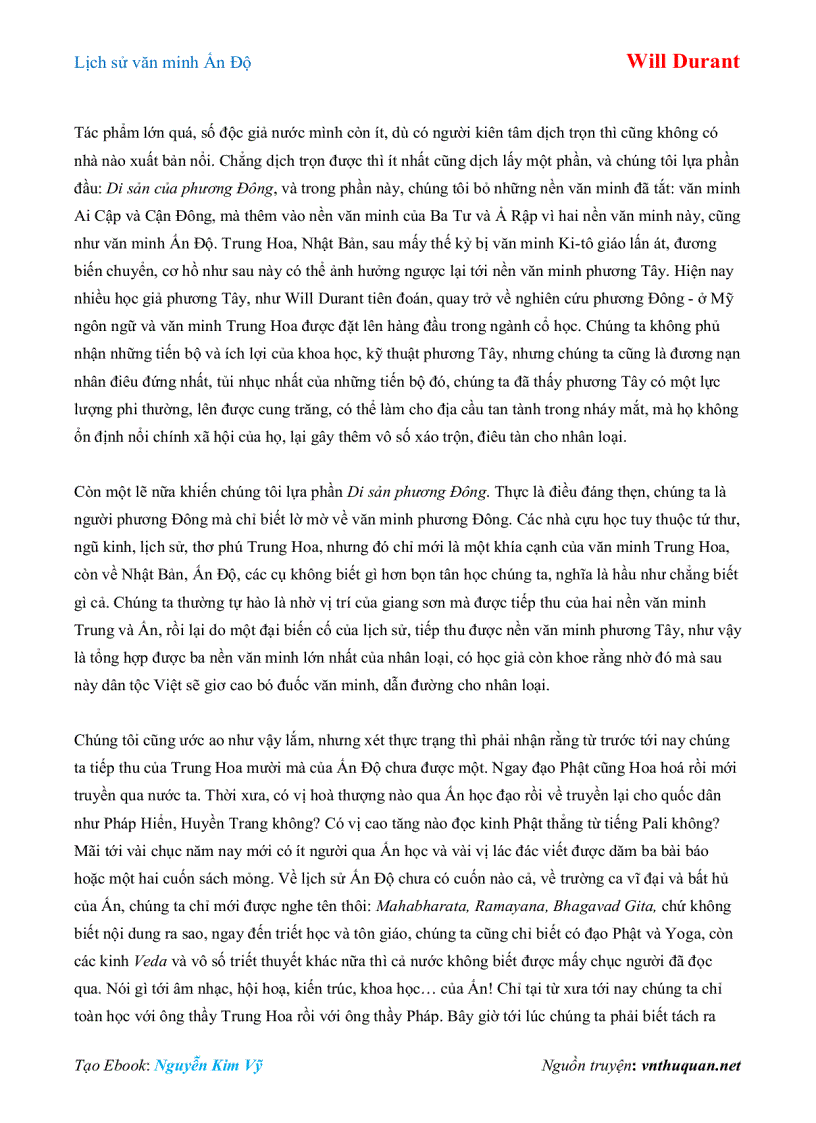 image for page Ebook Lịch sử văn minh Ấn Độ Will Durant