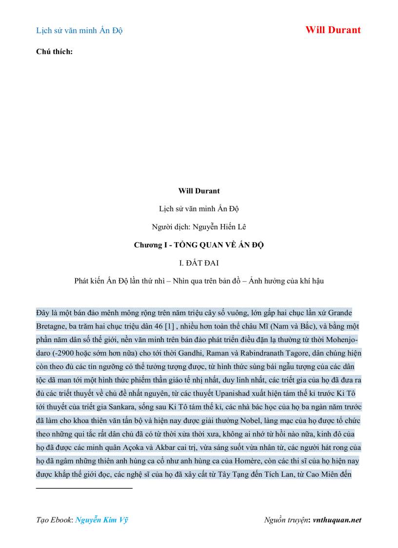 image for page Ebook Lịch sử văn minh Ấn Độ Will Durant