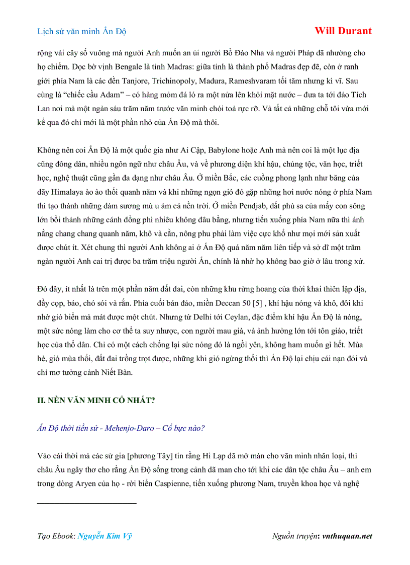 image for page Ebook Lịch sử văn minh Ấn Độ Will Durant