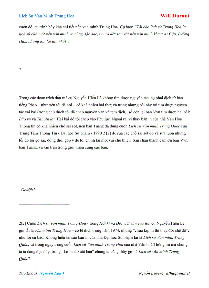 image for page Ebook Lịch Sử Văn Minh Trung Hoa Will Durant