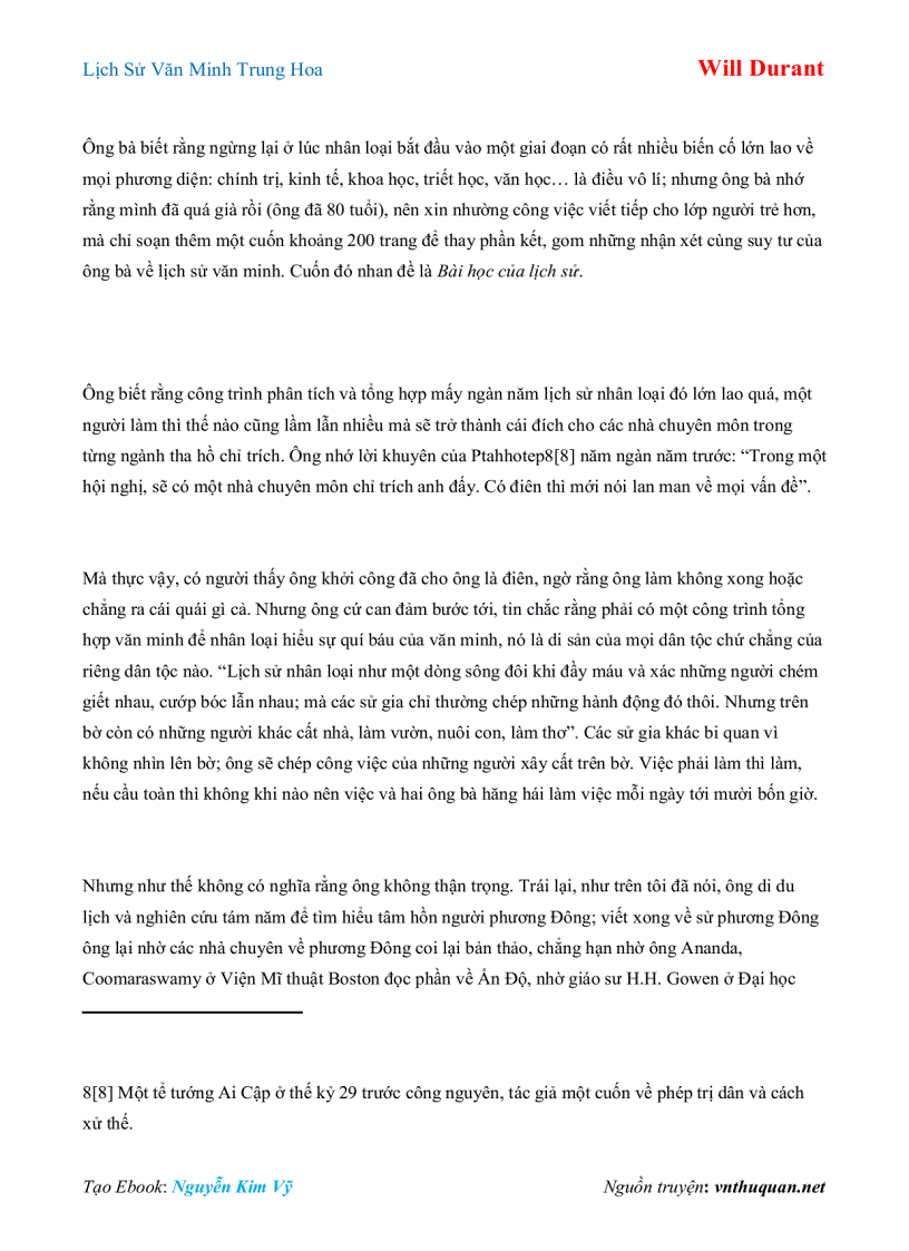 image for page Ebook Lịch Sử Văn Minh Trung Hoa Will Durant