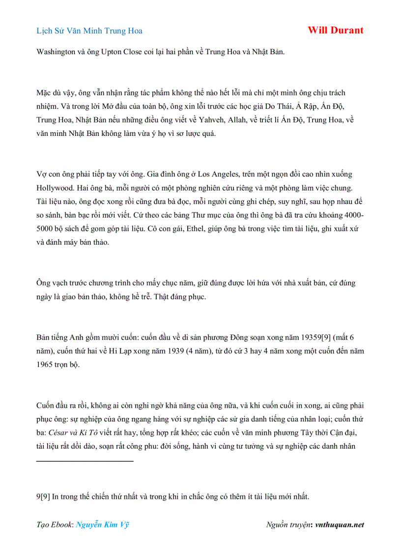 image for page Ebook Lịch Sử Văn Minh Trung Hoa Will Durant