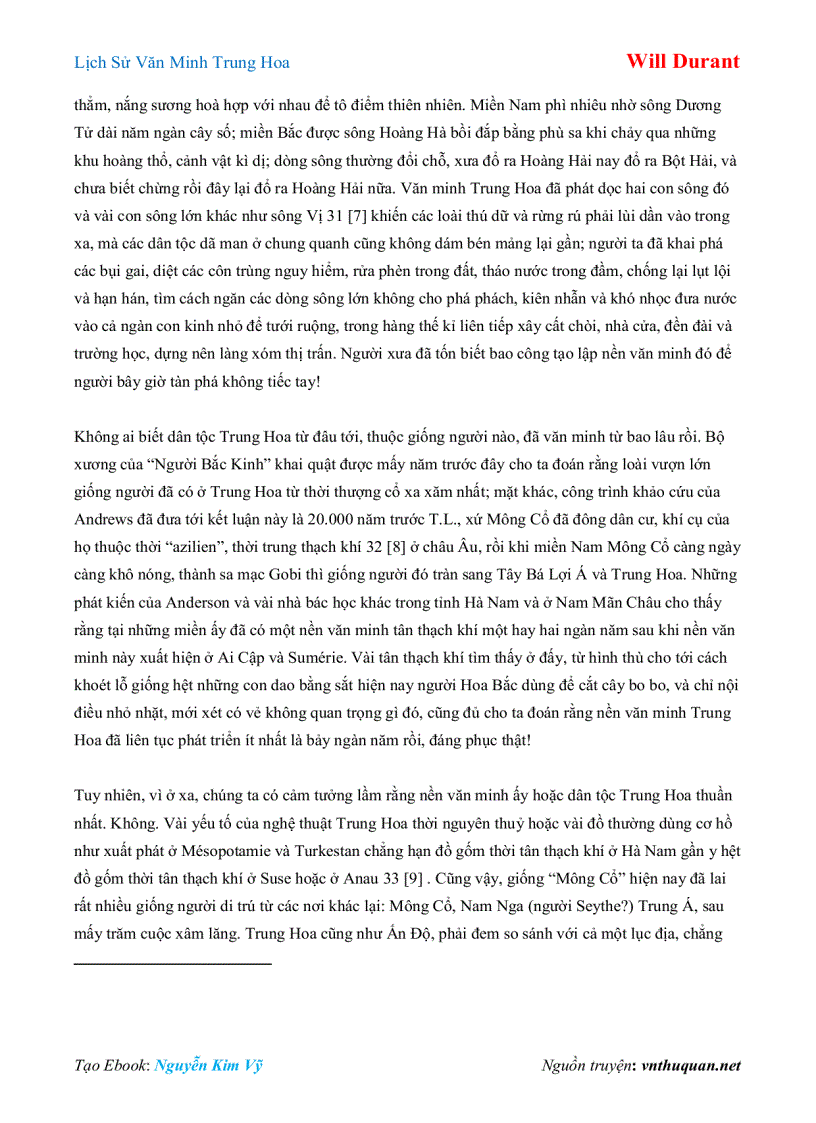 image for page Ebook Lịch Sử Văn Minh Trung Hoa Will Durant