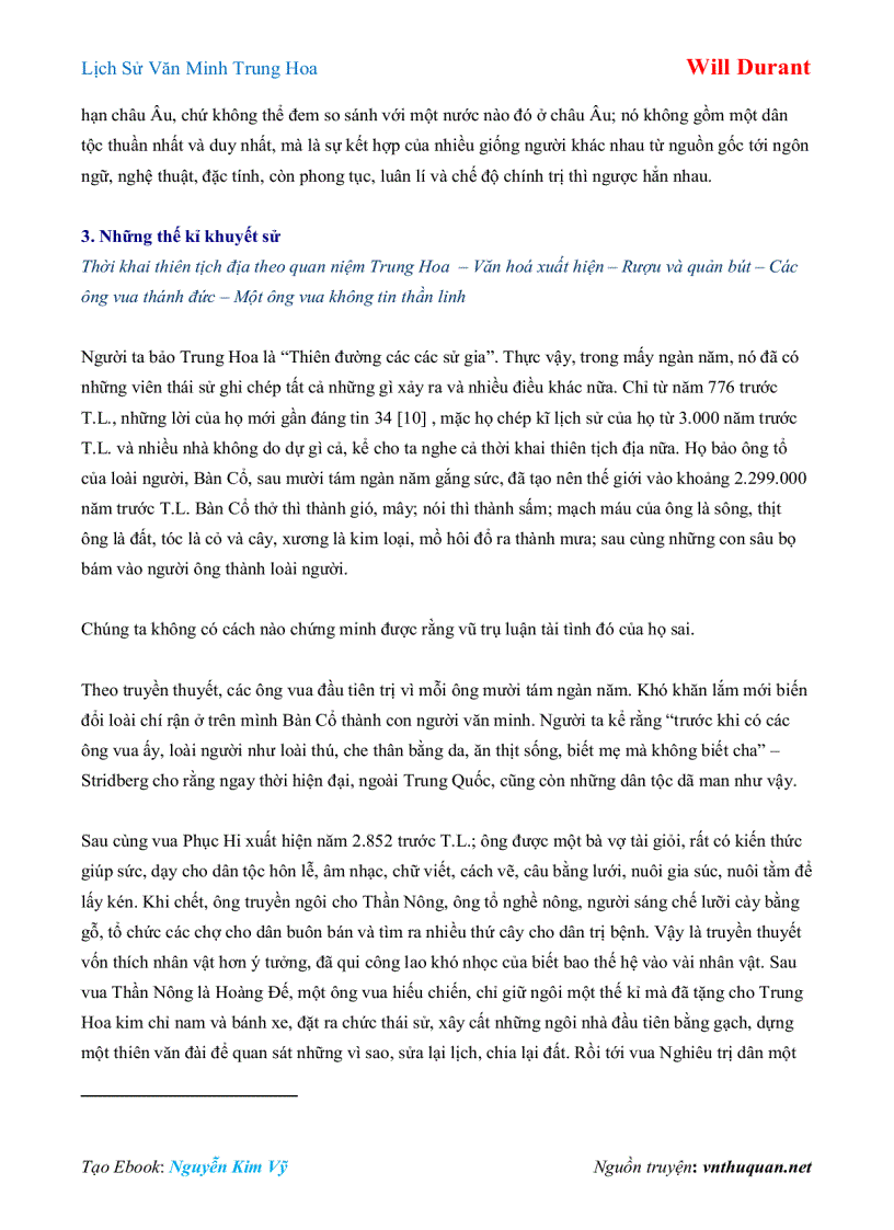 image for page Ebook Lịch Sử Văn Minh Trung Hoa Will Durant