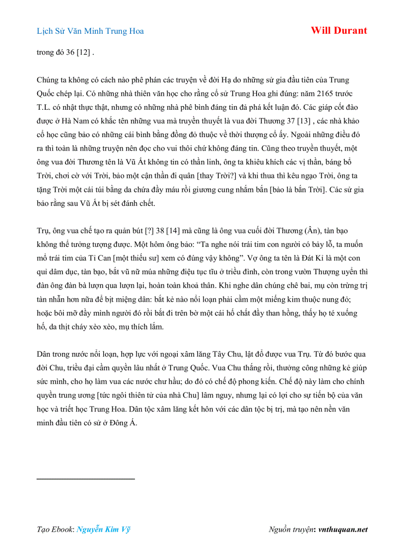 image for page Ebook Lịch Sử Văn Minh Trung Hoa Will Durant