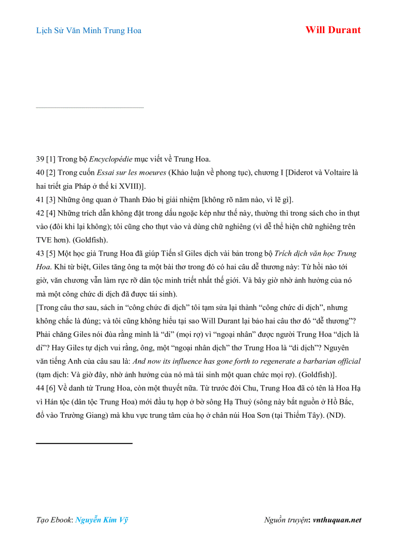 image for page Ebook Lịch Sử Văn Minh Trung Hoa Will Durant