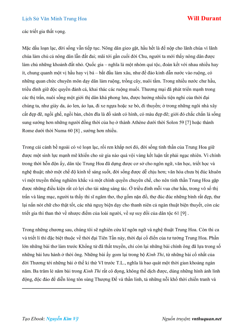 image for page Ebook Lịch Sử Văn Minh Trung Hoa Will Durant