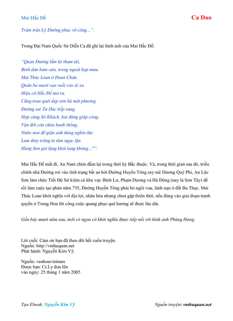 image for page Ebook Mai Hắc Đế Ca Dao