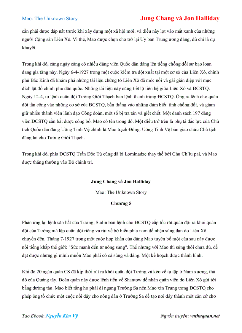 image for page Ebook Mao The Unknown Story Jung Chang và Jon Halliday