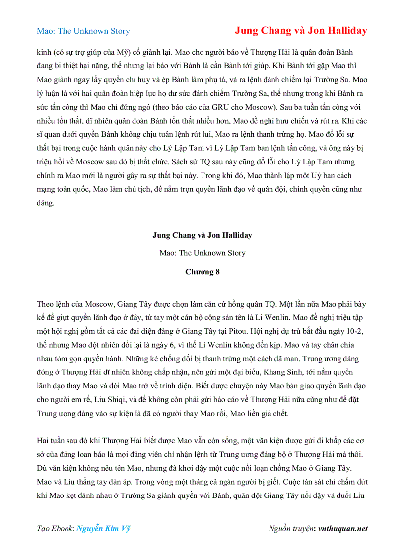 image for page Ebook Mao The Unknown Story Jung Chang và Jon Halliday