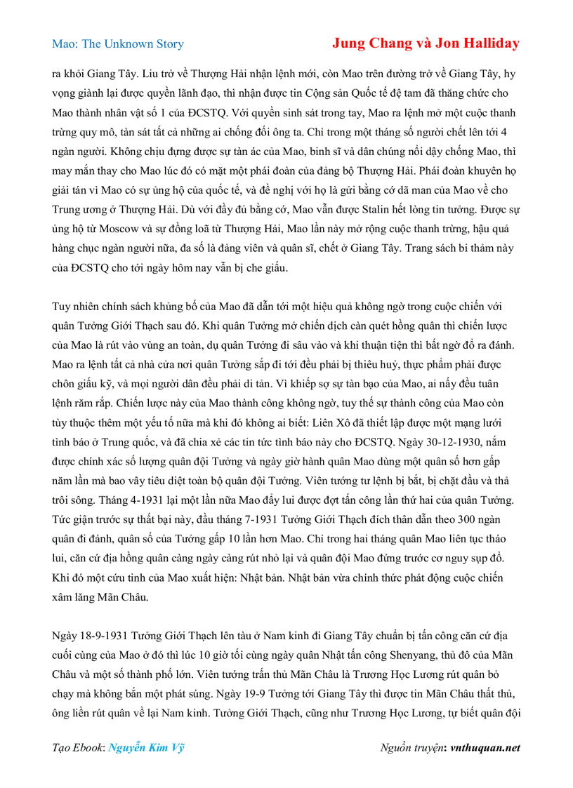 image for page Ebook Mao The Unknown Story Jung Chang và Jon Halliday