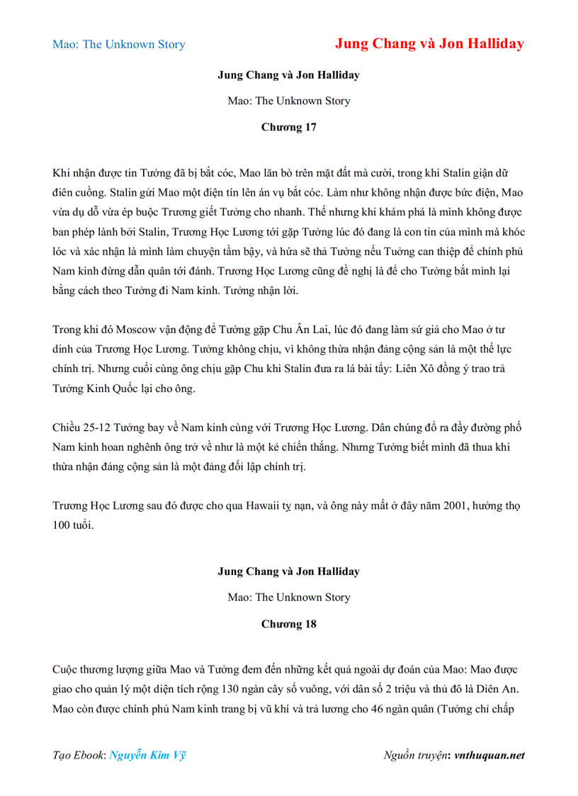 image for page Ebook Mao The Unknown Story Jung Chang và Jon Halliday
