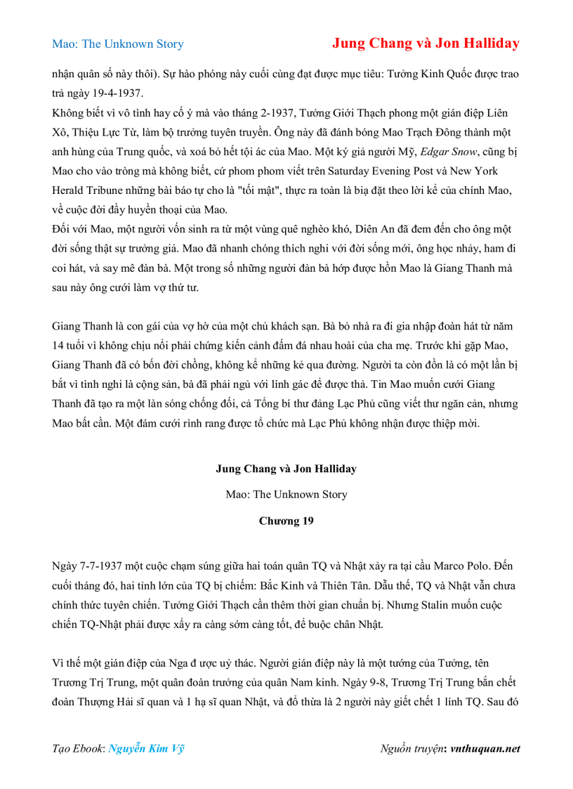 image for page Ebook Mao The Unknown Story Jung Chang và Jon Halliday