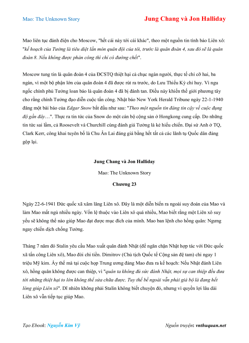 image for page Ebook Mao The Unknown Story Jung Chang và Jon Halliday