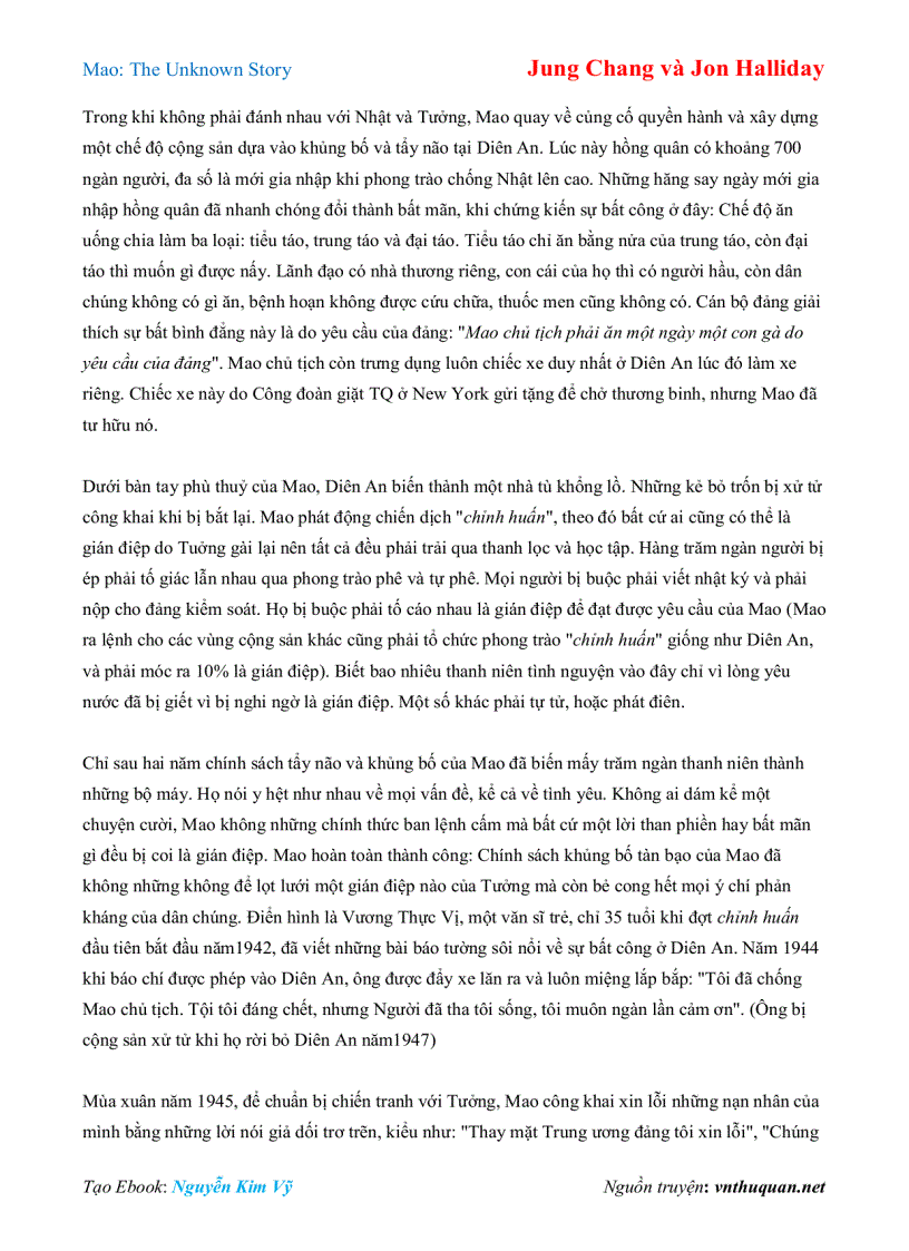 image for page Ebook Mao The Unknown Story Jung Chang và Jon Halliday