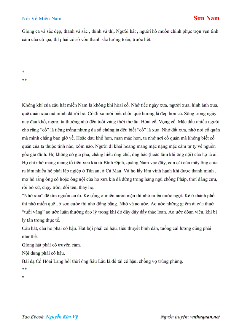 image for page Ebook Nói Về Miền Nam Sơn Nam
