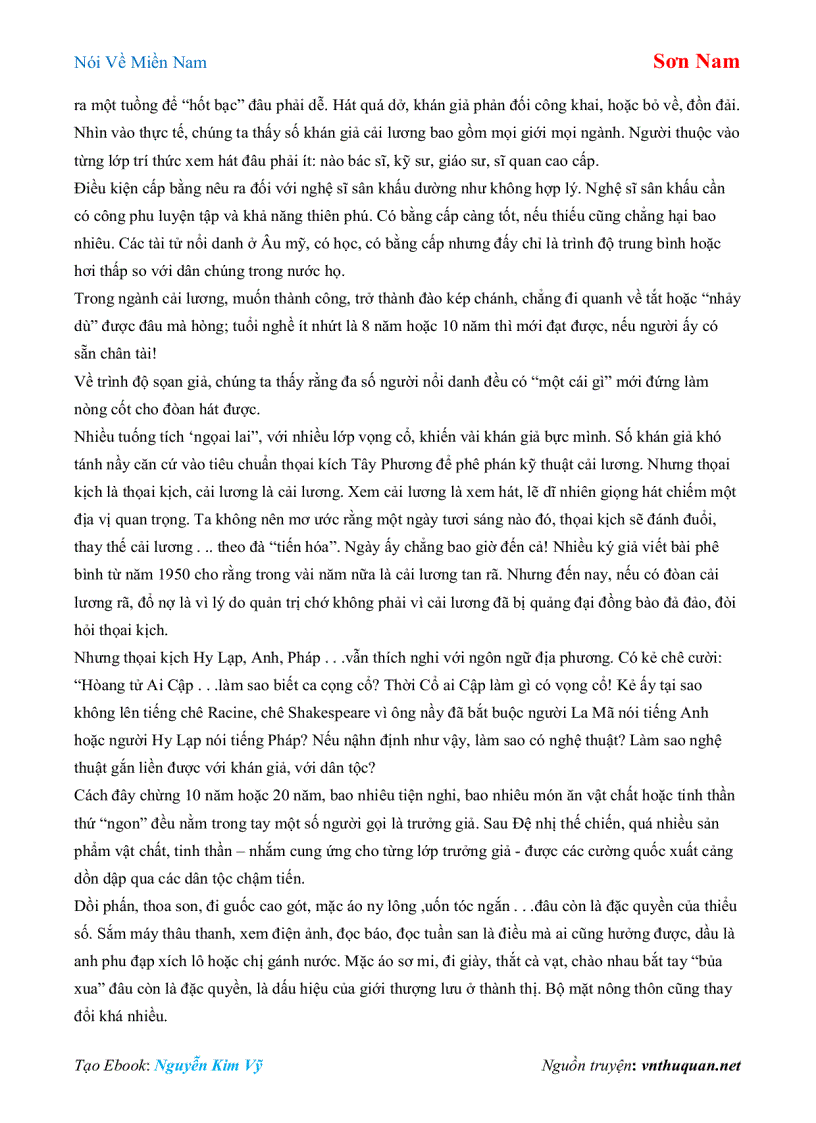 image for page Ebook Nói Về Miền Nam Sơn Nam