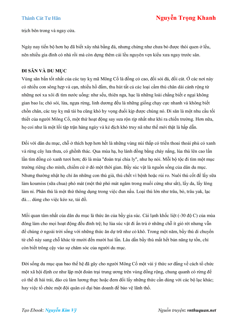 image for page Ebook Thành Cát Tư Hãn Nguyễn Trọng Khanh