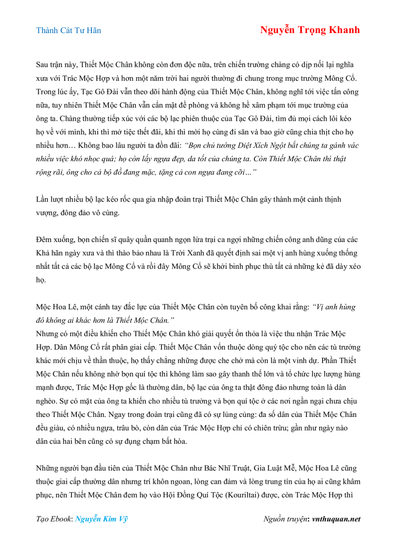 image for page Ebook Thành Cát Tư Hãn Nguyễn Trọng Khanh