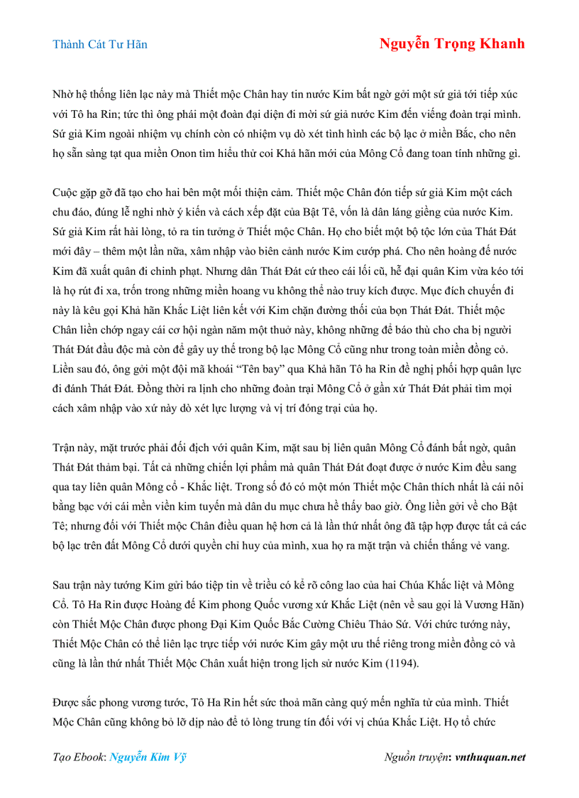 image for page Ebook Thành Cát Tư Hãn Nguyễn Trọng Khanh