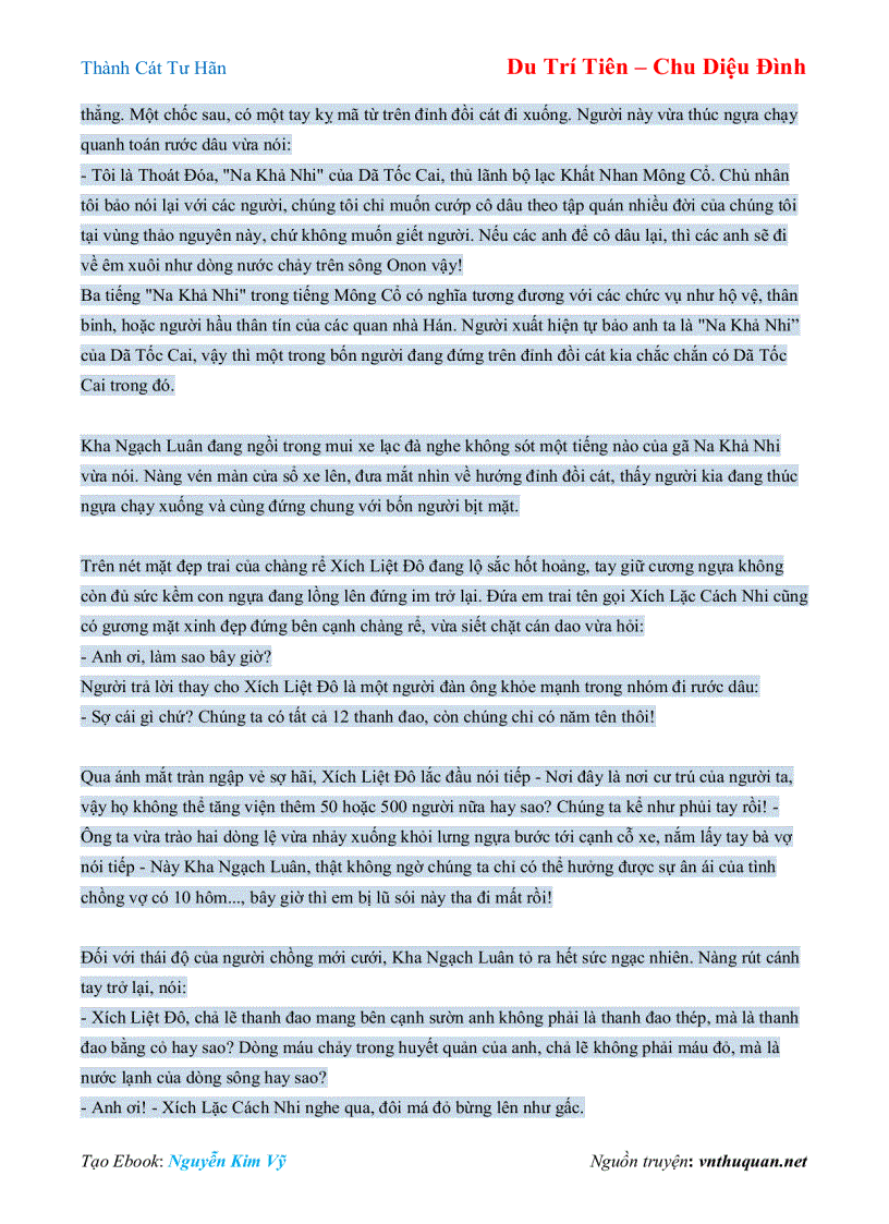 image for page Ebook Thành Cát Tư Hãn Du Trí Tiên Chu Diệu Đình