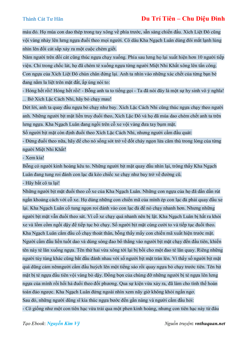 image for page Ebook Thành Cát Tư Hãn Du Trí Tiên Chu Diệu Đình