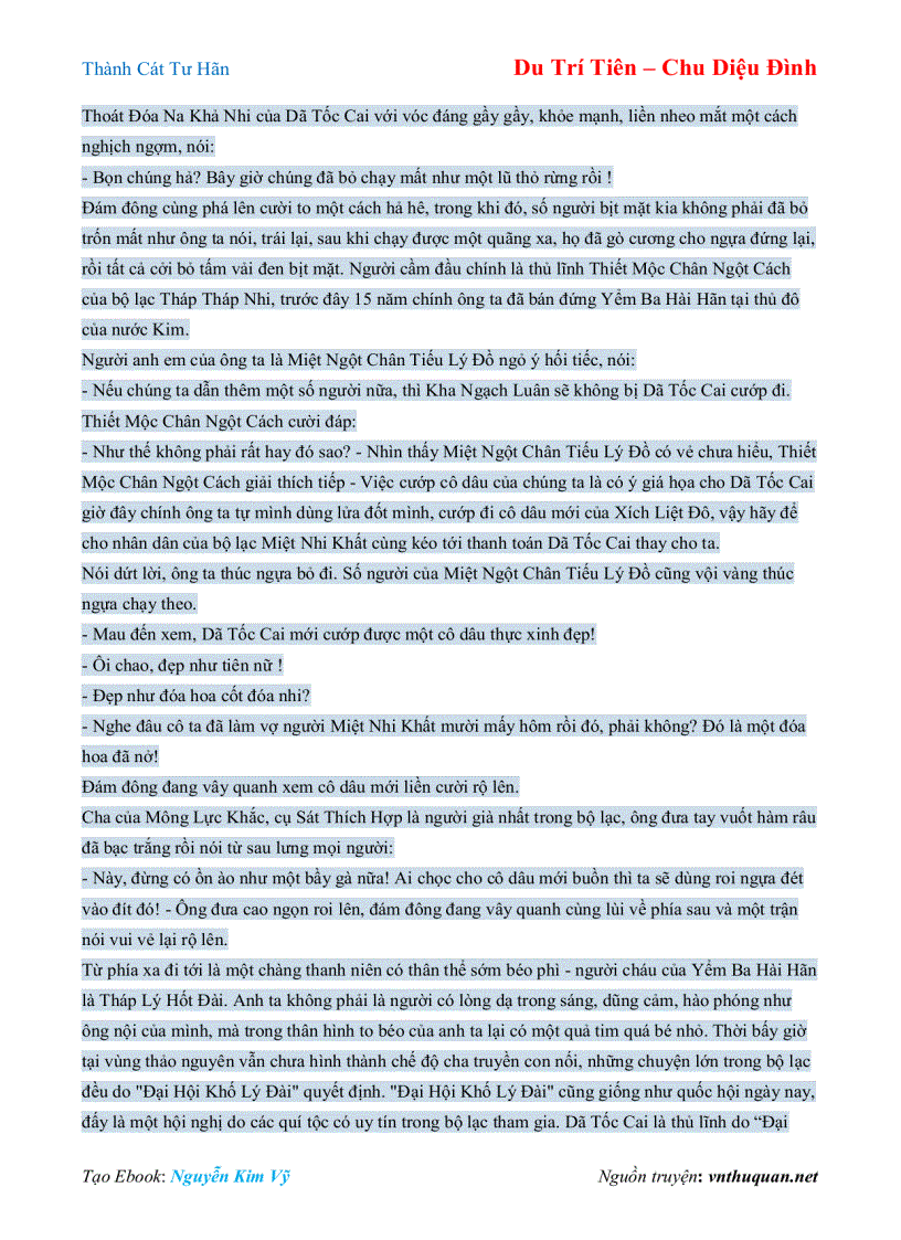 image for page Ebook Thành Cát Tư Hãn Du Trí Tiên Chu Diệu Đình