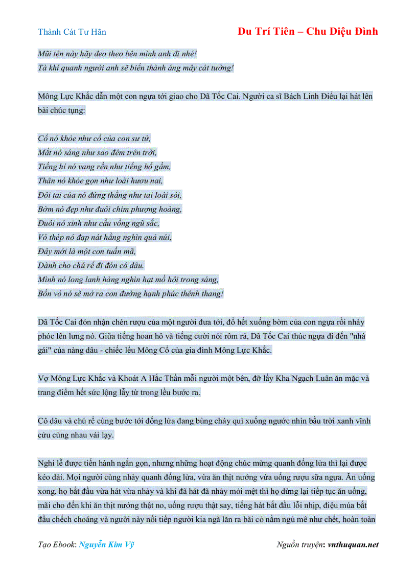 image for page Ebook Thành Cát Tư Hãn Du Trí Tiên Chu Diệu Đình