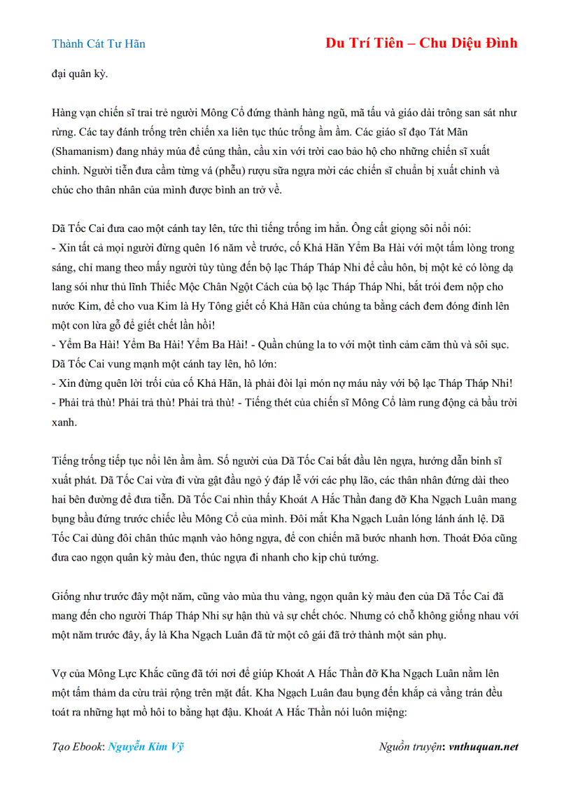 image for page Ebook Thành Cát Tư Hãn Du Trí Tiên Chu Diệu Đình