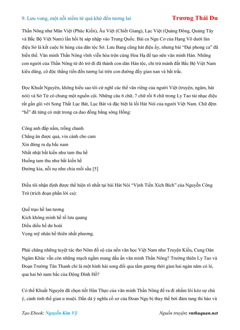 image for page Ebook Lưu vong một nỗi niềm từ quá khứ đến tương lai Trương Thái Du