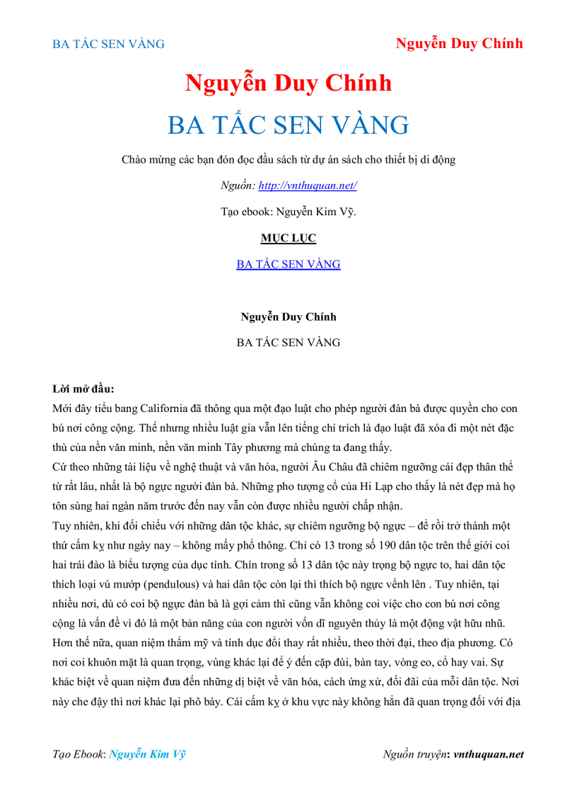 image for page Ebook BA TẤC SEN VÀNG Nguyễn Duy Chính