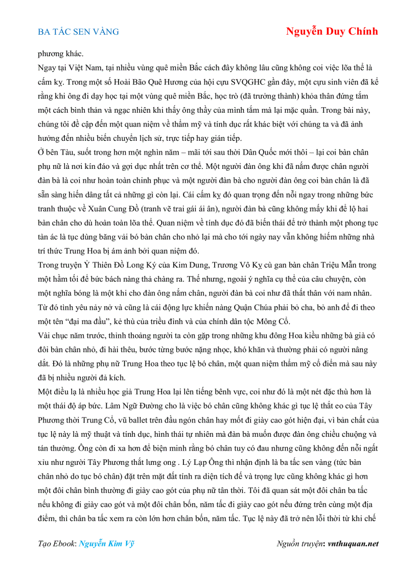 image for page Ebook BA TẤC SEN VÀNG Nguyễn Duy Chính