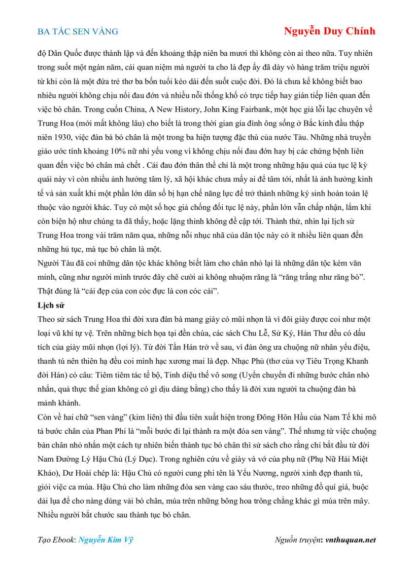 image for page Ebook BA TẤC SEN VÀNG Nguyễn Duy Chính
