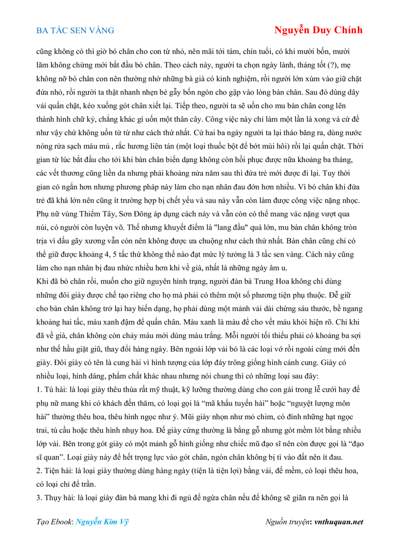 image for page Ebook BA TẤC SEN VÀNG Nguyễn Duy Chính