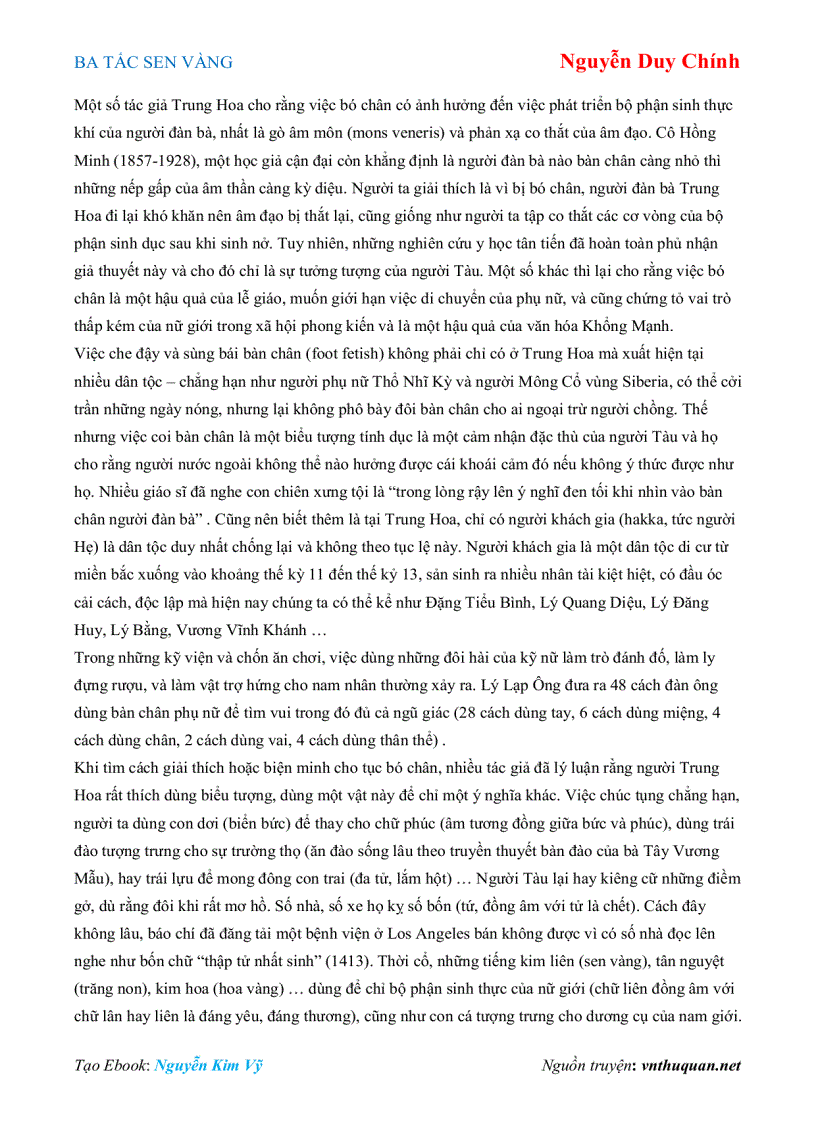 image for page Ebook BA TẤC SEN VÀNG Nguyễn Duy Chính