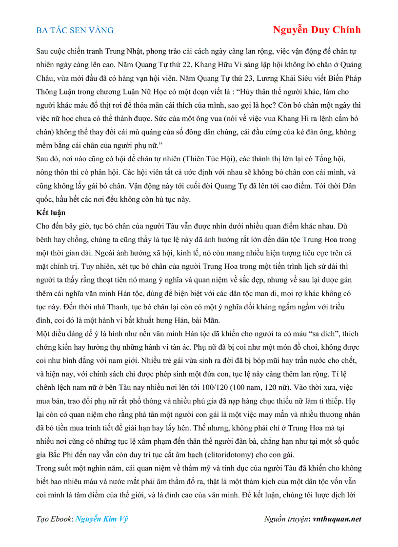 image for page Ebook BA TẤC SEN VÀNG Nguyễn Duy Chính