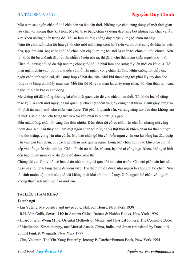 image for page Ebook BA TẤC SEN VÀNG Nguyễn Duy Chính