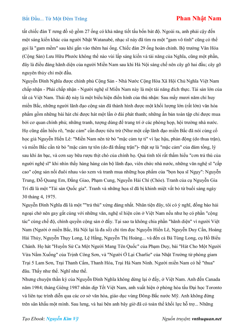 image for page Ebook Bắt Ðầu Từ Một Ðêm Trăng Phan Nhật Nam