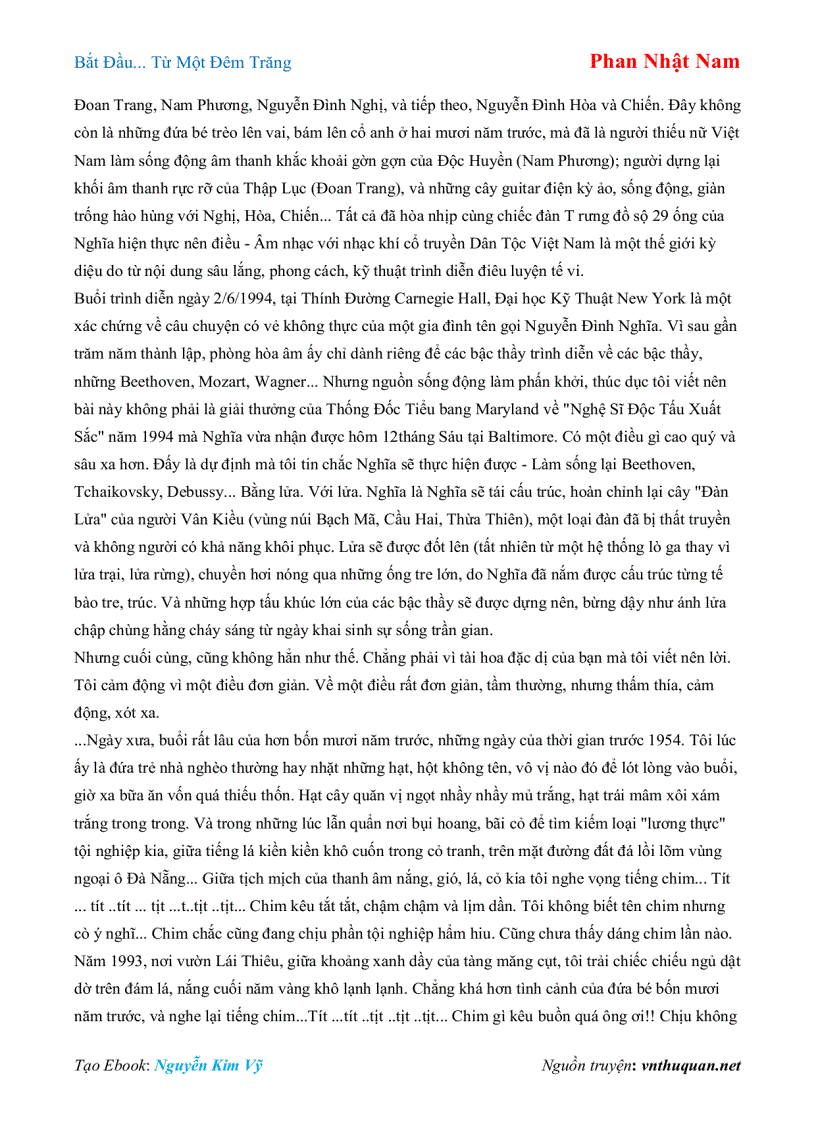 image for page Ebook Bắt Ðầu Từ Một Ðêm Trăng Phan Nhật Nam