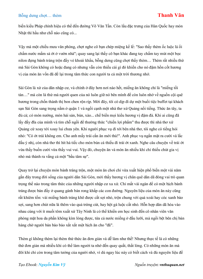 image for page Ebook Bỗng dưng chợt thèm Thanh Vân