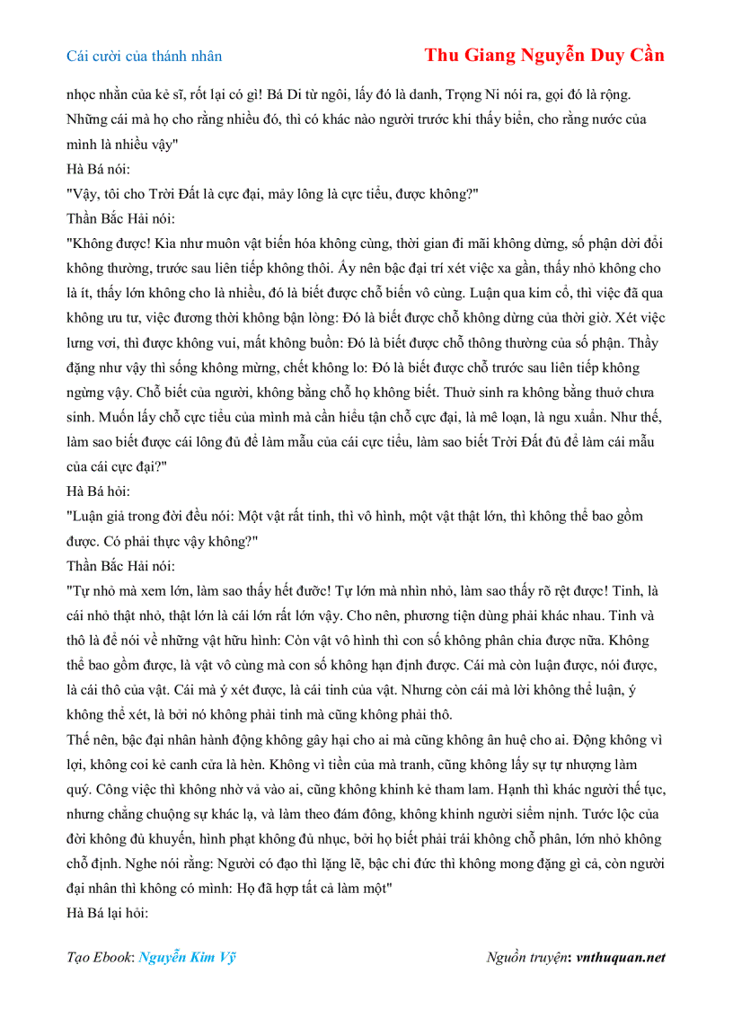 image for page Ebook Cái cười của thánh nhân Thu Giang Nguyễn Duy Cần