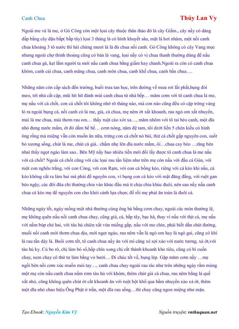 image for page Ebook Canh Chua Thủy Lan Vy