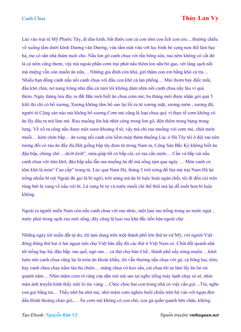image for page Ebook Canh Chua Thủy Lan Vy