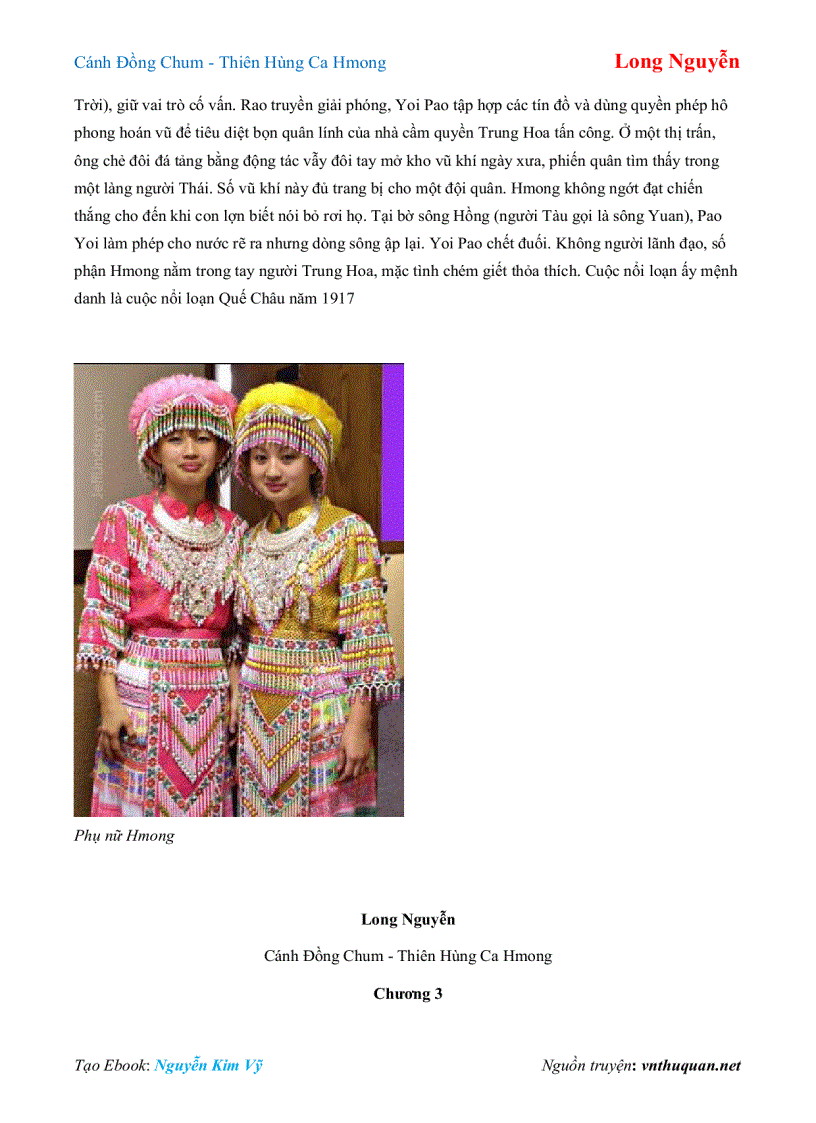 image for page Ebook Cánh Đồng Chum Thiên Hùng Ca Hmong Long Nguyễn