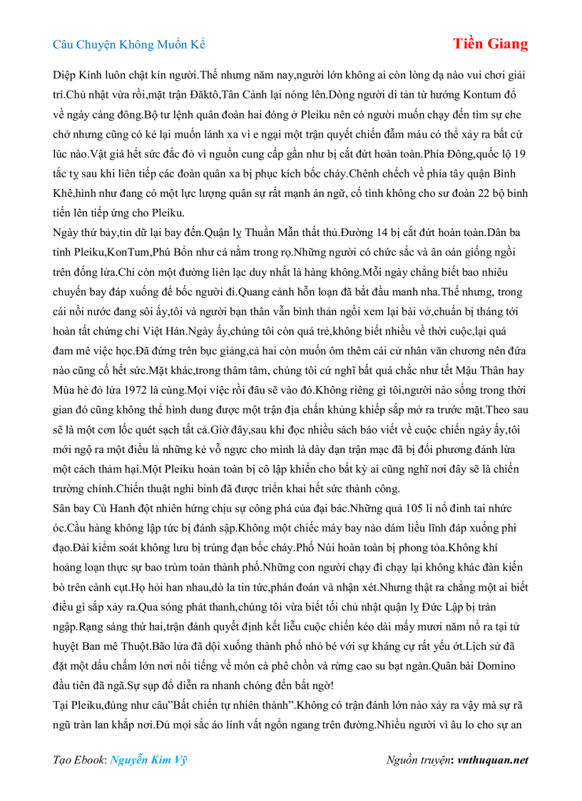 image for page Ebook Câu Chuyện Không Muốn Kể Tiền Giang