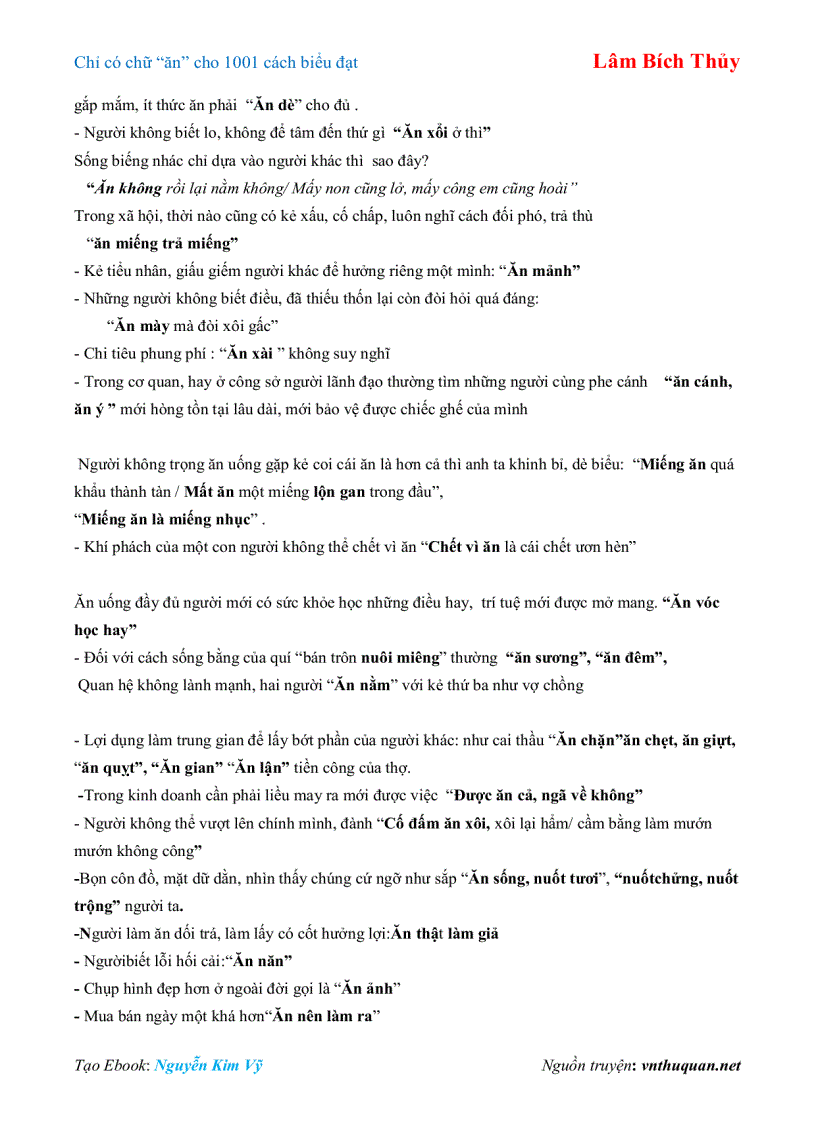 image for page Ebook Chỉ có chữ ăn cho 1001 cách biểu đạt Lâm Bích Thủy