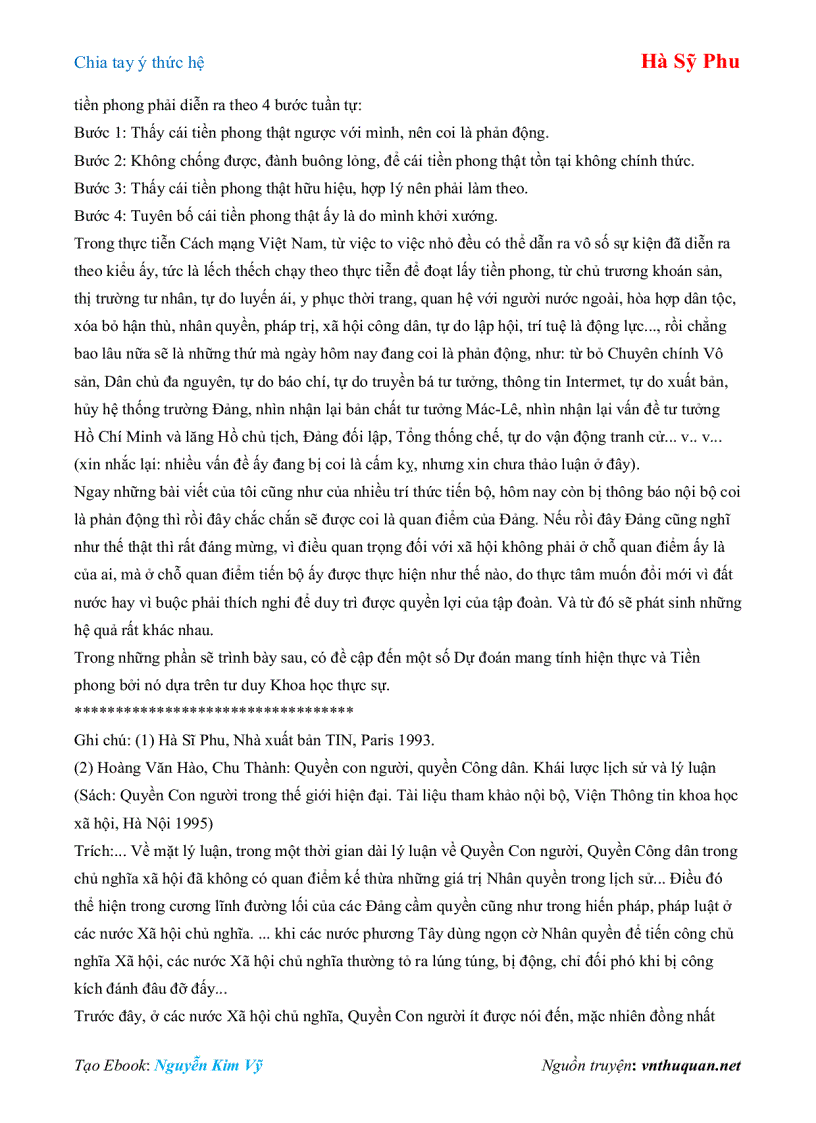 image for page Ebook Chia tay ý thức hệ Hà Sỹ Phu