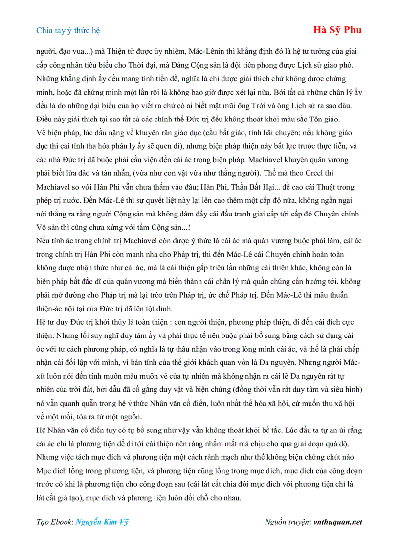 image for page Ebook Chia tay ý thức hệ Hà Sỹ Phu