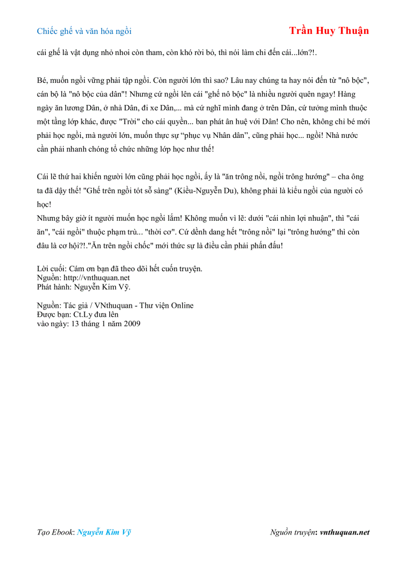 image for page Ebook Chiếc ghế và văn hóa ngồi Trần Huy Thuận